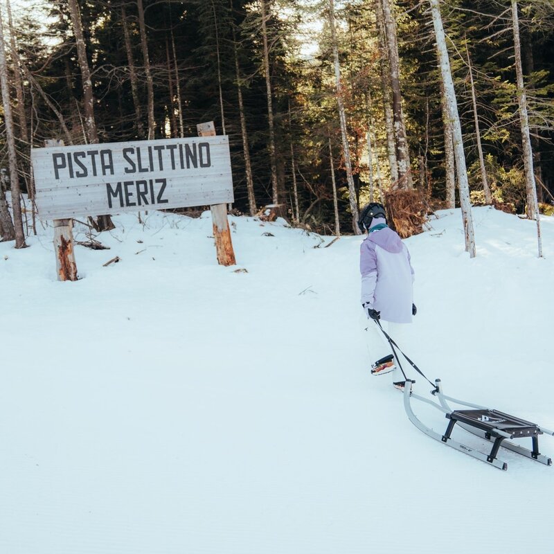 Meriz sledding slope