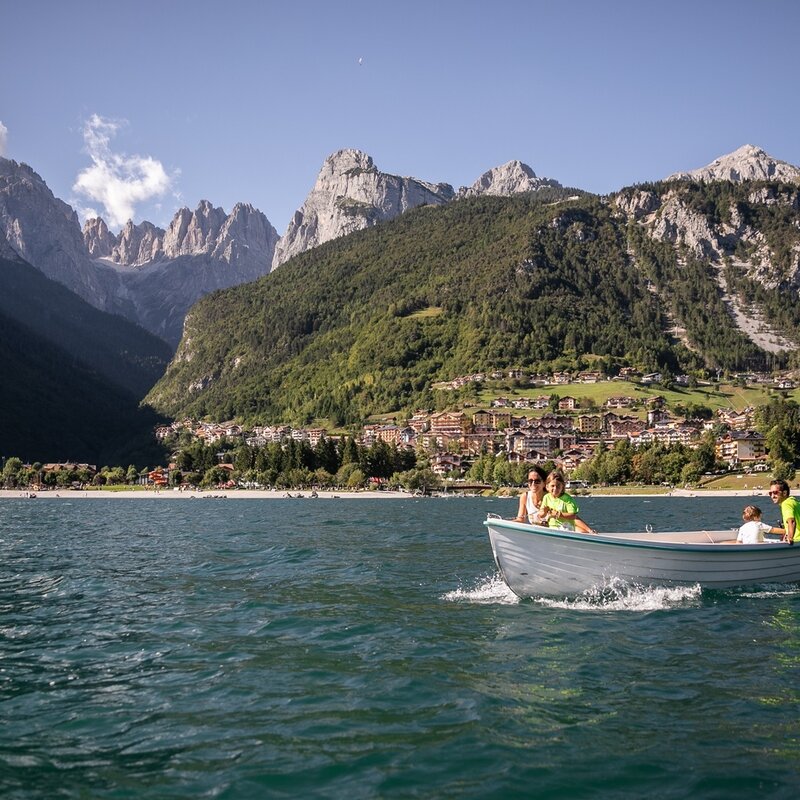 Noleggio barche lido di Molveno