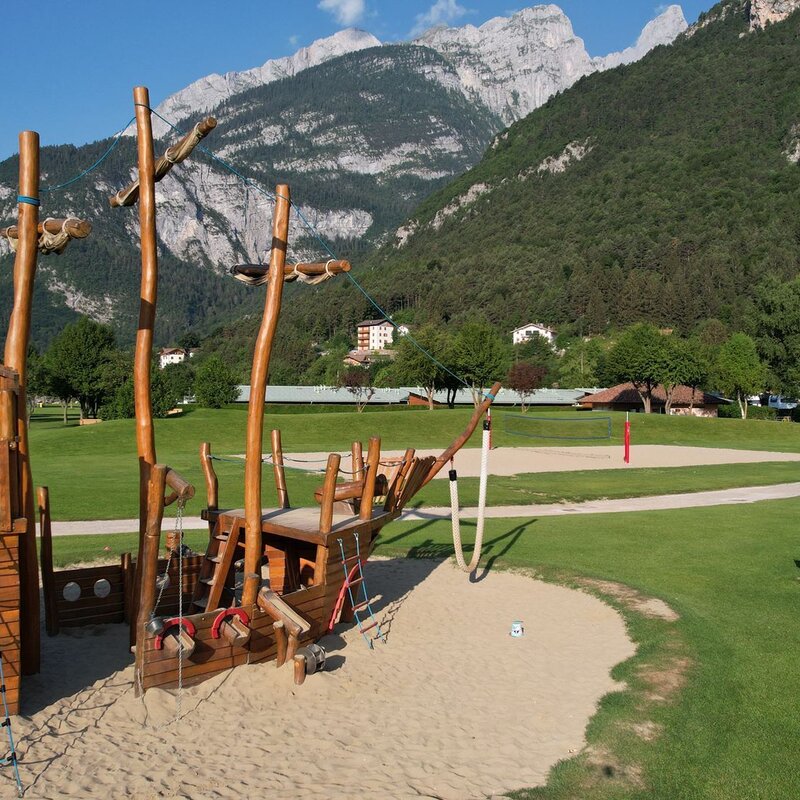 Pirate galleon playground